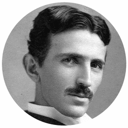 Portrait of Nikola Tesla